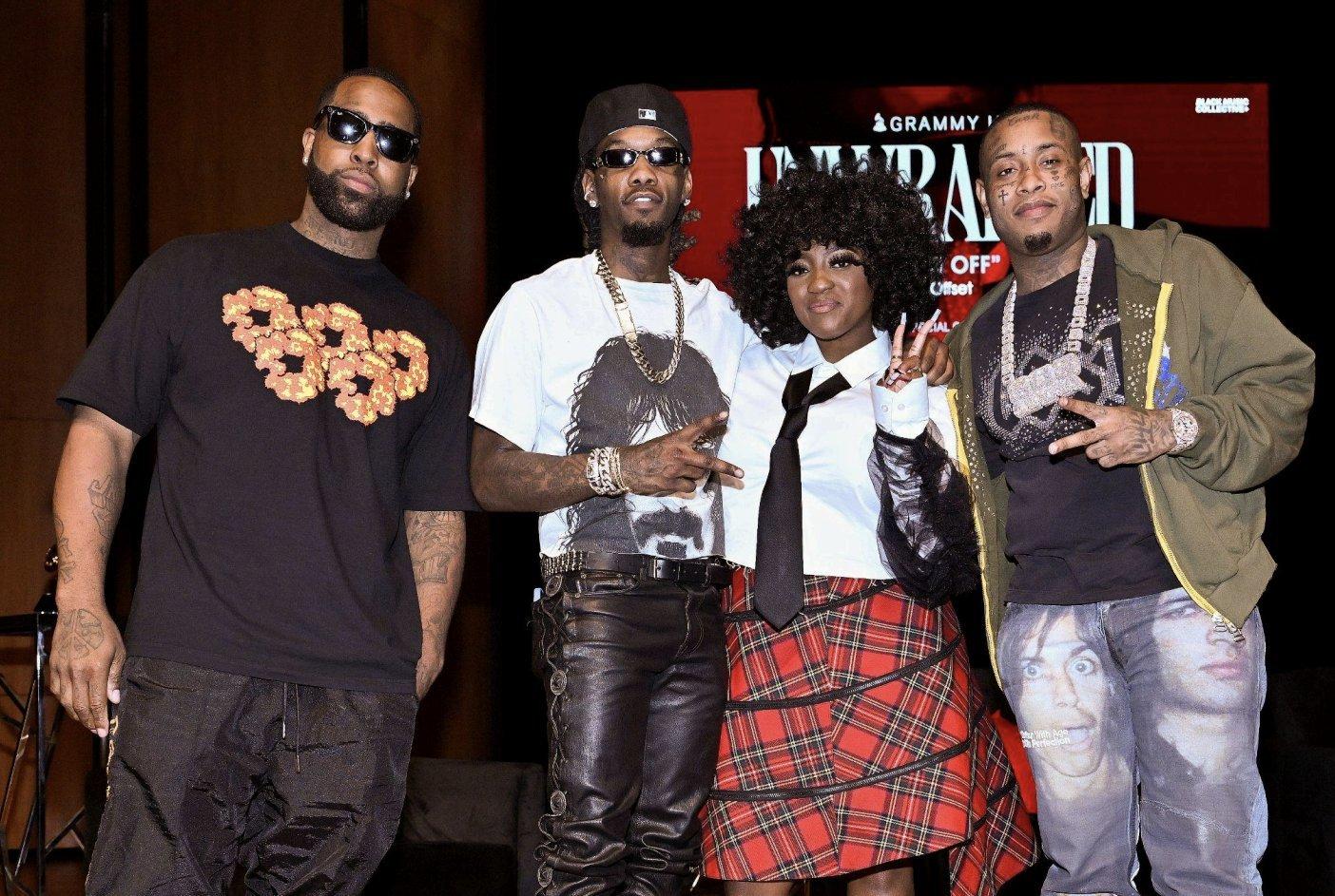 (From left) JRich, Offset, SheShe Pendelton and Southside